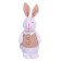Soft toy "Bunny", with buttons, mix