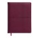 Universal diary for grades 1-11, 48 sheets, Velvet, solid cover, artificial leather, thermoting, liesse, Burgundia
