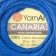 The yarn "Canarias" is 100% Merceris. cotton 203m/20g (4915 cornflower)