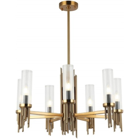 STILFORT 2170/05/05/07P GRAFF, 7x40W, E14, 660x660x765 mm, bronze color-1
