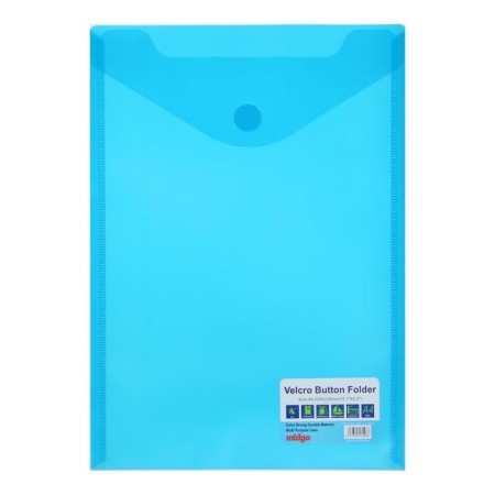 Folder on the button (Velcro) A4, vertical, mix-4