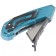 Wallpaper knife GROSS, 130 mm, alum. Corps, otv. Trapez. blade, 18 mm, 4 blades