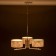Suspended chandelier Citilux "Tilda" CL469130, 55x55x30 cm, 3x75W, E27, white color