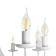 Jil chandelier 12xe14 40w is white 87x87x45-100 cm Bayerlux