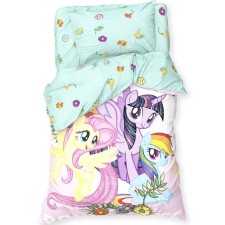 Bed linen 1.5 joint venture “Pony Team” My Little Pony 143*215 cm, 150*214 cm, 50*70 cm -1 pcs