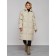 Coat insulated winter female, size 50, beige color