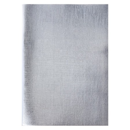 A4 notebook, 96 sheets in the silver. Metallic cage, boumvinyl cover