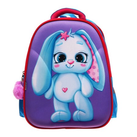 Background School School Calligrata "Bunny" + keychain, 39 x 30 x 14 cm-8