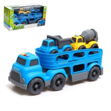 Truck truck, with 2 machines, light and sound effects