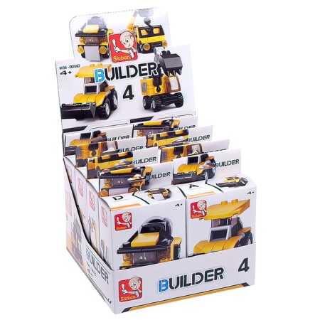 Designer "Construction equipment", 4 types, mix-7