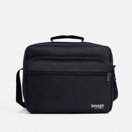 Male bag, amen, black color-1