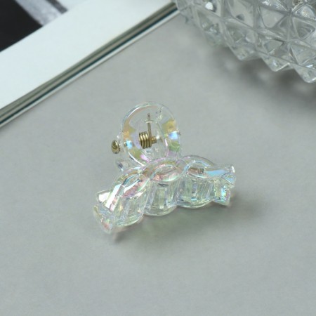Hair crab "Avanti" (set of 6 pcs) loops, 2.5 cm, transparent