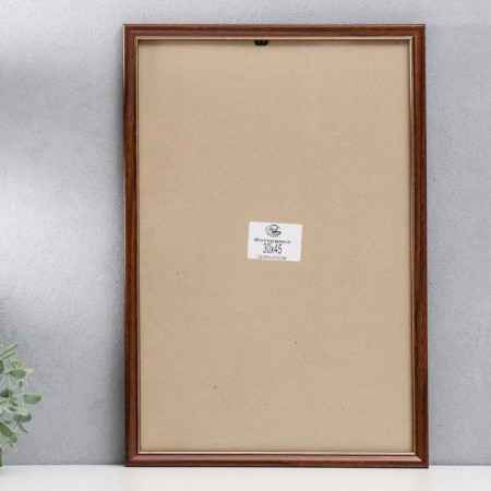 Photo frame plastic 30x45 cm, dark tree (plastic screen)