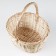 Children's basket, bottom: 15 × 20 cm, top: 25x21 cm, h = 14/26 cm, vine