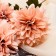 Artificial flowers "Garden Georgin" 9x60 cm, ash-pink