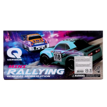 Race machine, radio -controlled, light effects, blue color-11
