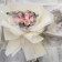 Flower film "Message", coffee with milk, 0.6 x 10 m