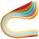 Quilling paper "Rainbow", 10 colors, (set of 200 pcs) 3 mm x 300 mm, 80 g/m2
