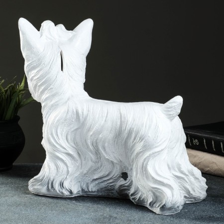 Piggy bank "Yorkshire Terrier" White 22x28cm-2