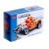 Designer inertial mechano "Cars", 46 details Orange color
