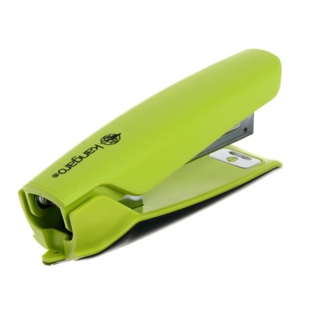 Stapler Kangaro Nowa-10 Parrot Green, bracket No. 10, up to 15 sheets, steel mechanism, green-1