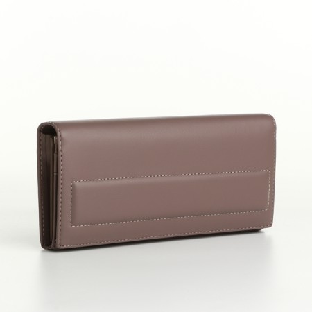 Women's wallet on magnets, gray color