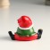 Suvenir Polystone "Santa Claus in a green caftan in a cap, a bearer" MIX 9x5x7.5 cm