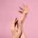 Tips for nail extension, 500 pcs, oval shape, 10 sizes, transparent color