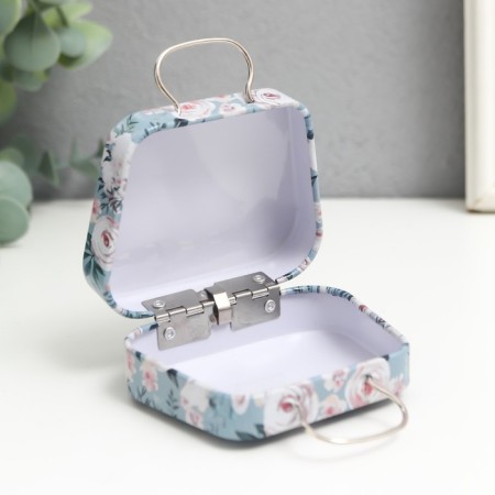 Casket Metal handbag "Flower" mix 5.5x7x3 cm-6