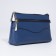 Bag Cross-Bodi with a zipper, blue color