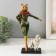Souvenir Polystone "Madmoiselle Cat walks the poodle" 13.5x7.5x24.5 cm