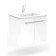 Optima domino cabinet under the QUADRO 60 sink, suspended, without boxes, left/right