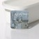 Storage container with lid LADOM "E LEC", 17.8 × 12.7 × 8.4 cm, white color