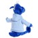 Soft toy "Dragon Diesel in a sweatshirt", 25 cm, blue color