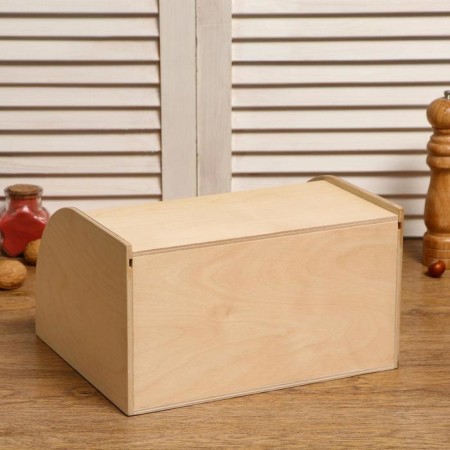 Wooden Breadpower "Cinnamon", transparent varnish, 29 × 24.5 × 16.5 cm-2
