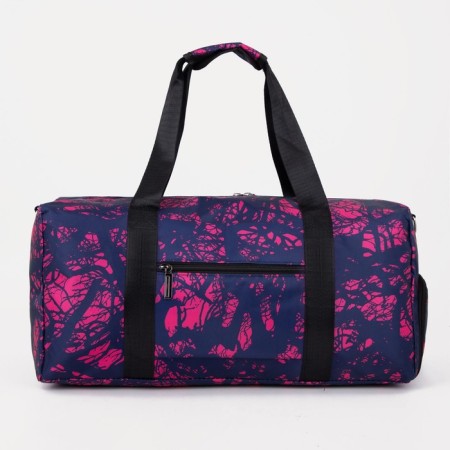 Sports bag with lightning, external pocket, lilac color-1