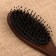 Combing massage, combined bristles, 6 × 21.5 cm, color "dark wood"