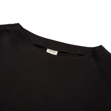 Women's costume (T -shirt, trousers) minku: enjoy color black, size 52-5