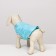 Dog jacket two -sided with a weight, size 10 (DS 25 cm, OG 34 cm, Osh 24 cm), Blue