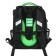 School backpack 38 x 30 x 16 cm, ergonomic back, Stavia "Super Car", black/green