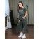 Female suit KNOW, size 52, khaki color