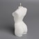 Figure candle "Women's silhouette" in a T -shirt, 4,5x4x9.5 cm, white