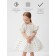 Платье нарядное детское MINAKU: PartyDress, цвет белый, рост 98 см