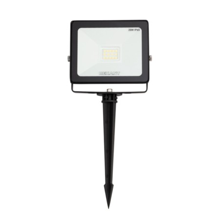 Flight LED 20 W 200–260 V IP65 1600 lm 6500 K, cold light Rexant + support on soil 6-1