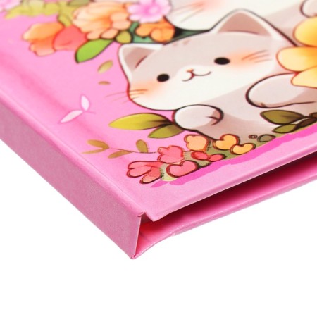 Gift notebook, 45 sheets, line, on the castle of the cats (16.3x12.7cm)-3