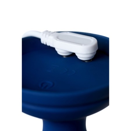 O’Play Unico anal vibrating tribe with a remote control, silicone, blue, 13.5 cm-15