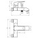 ESKO DUBLIN DB 54 bath mixer, with short pouring, without accessories, chromium color