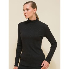 Women's turtleneck, size 48, black color