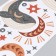 Sticking plastic interior color "Whale in stars" 30x90 cm