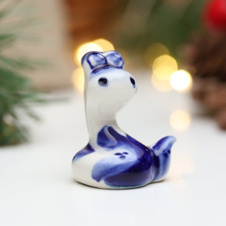 Souvenir "Snake of Pups", Gzhel